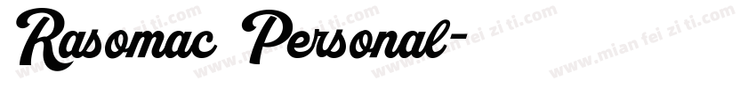 Rasomac Personal字体转换